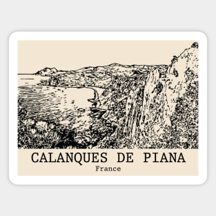 Calanques de Piana - France Magnet